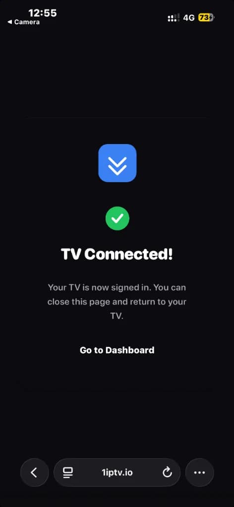 1IPTV Chromecast and AirPlay TV Casting Interface
